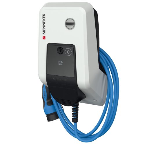 MENNEKES PROFESSIONAL fali elektromos autó töltő (22 kW, smart, fizetős, fogyasztásmérővel)