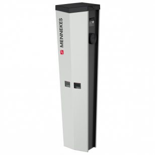   MENNEKES AMEDIO Professional+ töltőoszlop (2 x 22 kW, smart, fizetős)