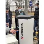 MENNEKES AMEDIO Professional+ töltőoszlop (2 x 22 kW, smart, fizetős)