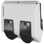 MENNEKES PROFESSIONAL+ Twincharge dupla fali elektromos autó töltő (2 x 22 kW, Plug&Charge, smart, fizetős, fogyasztásmérővel)