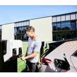 MENNEKES PROFESSIONAL+ Twincharge dupla fali elektromos autó töltő (2 x 22 kW, Plug&Charge, smart, fizetős, fogyasztásmérővel)