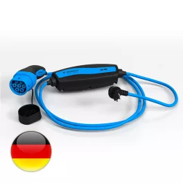   MENNEKES Hordozható elektromos autó töltő, Type 2 + háztartási aljzat, 8 m