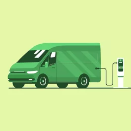 Elektromos haszonjárművet töltenék
